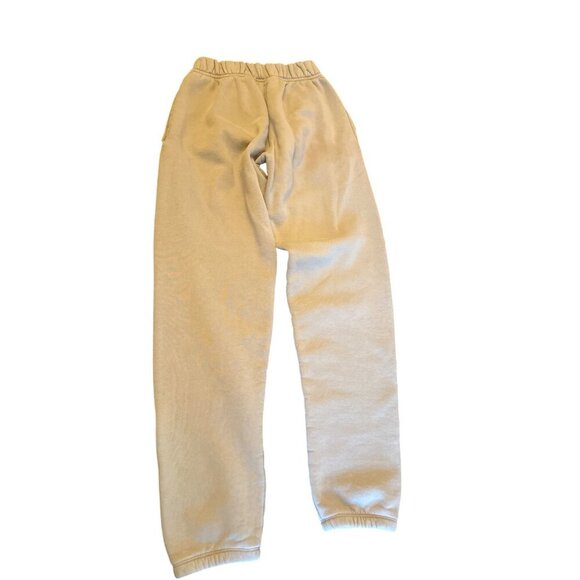 Set Active Womens Small Tan Fleece-Lined Joggers With Elastic Waist Cuff Classic - Picture 6 of 6
